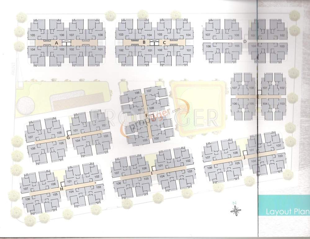 residency Images for Layout Plan of Kanha Group Residency