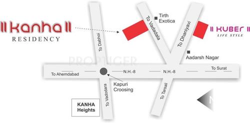  residency Images for Location Plan of Kanha Group Residency