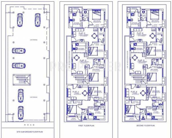 Palace Homes Sai Harini Cluser plan