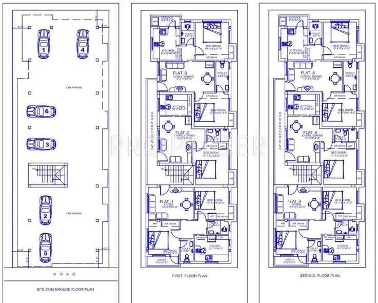 Palace Homes Sai Harini Cluser plan