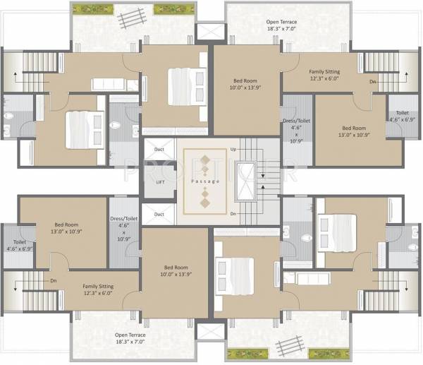 Images for Cluster Plan of Kanha Group Gold