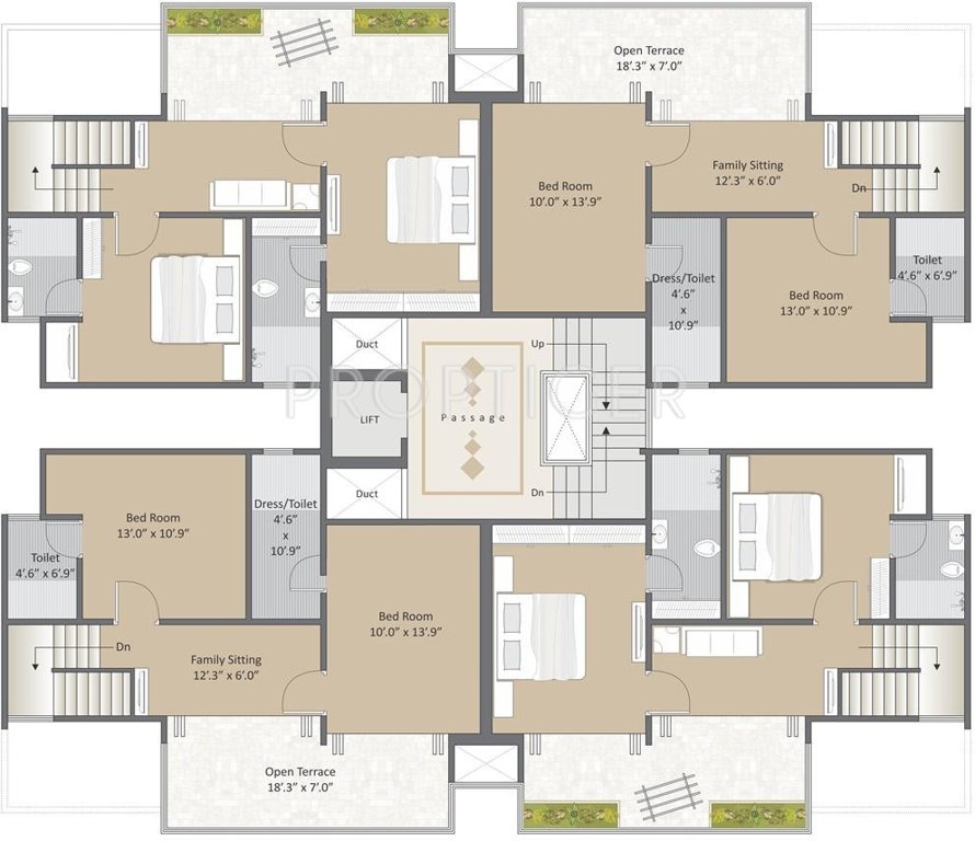 Images for Cluster Plan of Kanha Group Gold