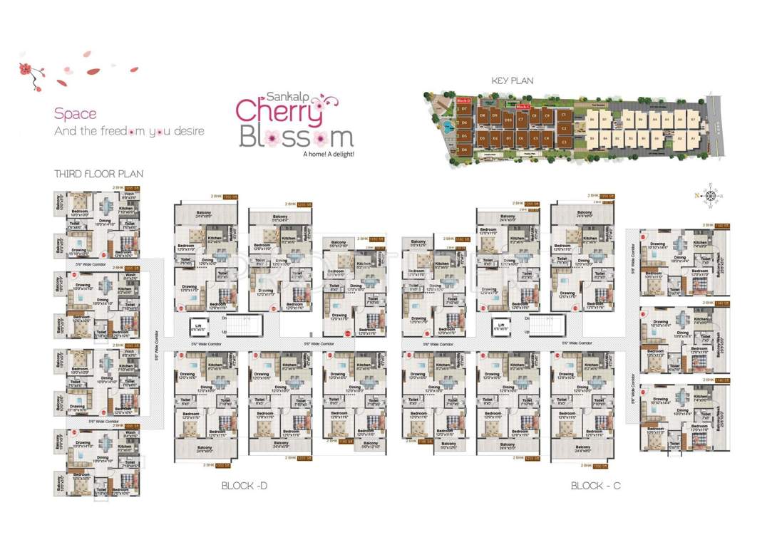  cherry blossom Images for Cluster Plan of Sankalp Cherry Blossom