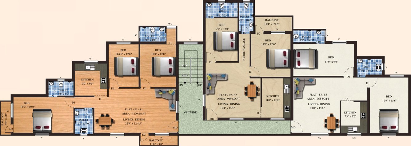 Images for Cluster Plan of Amudha Iswaryam