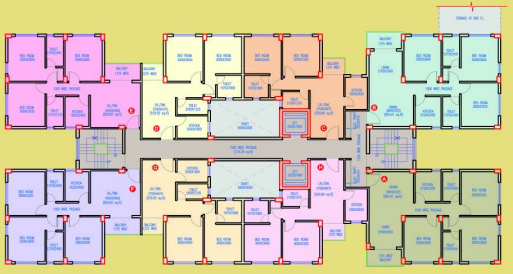 city bardhaman Block 7 Cluster Plan