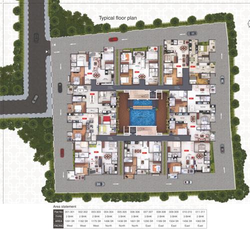 srinivasa-grand Images for Cluster Plan of Poorvi Srinivasa Grand