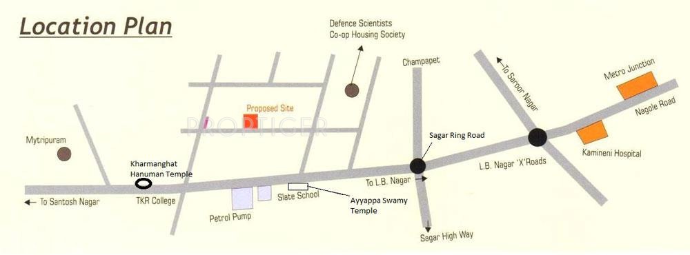 Images for Location Plan of Rathi Sri Tirumala Crest