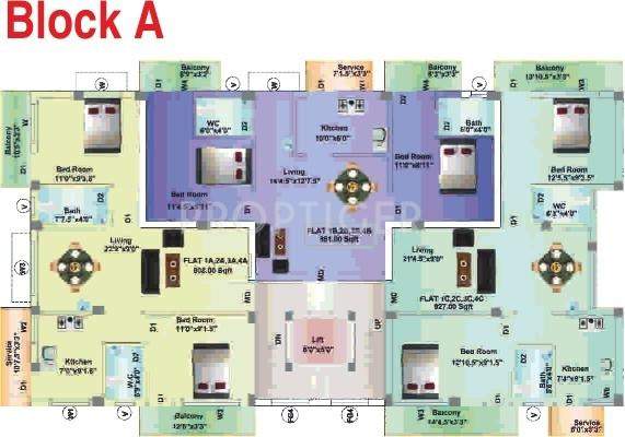 Images for Cluster Plan of Amudha SSR Pankajam Aabharana