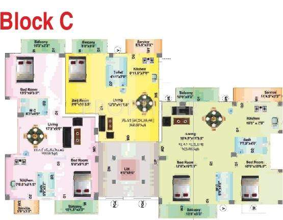 Images for Cluster Plan of Amudha SSR Pankajam Aabharana
