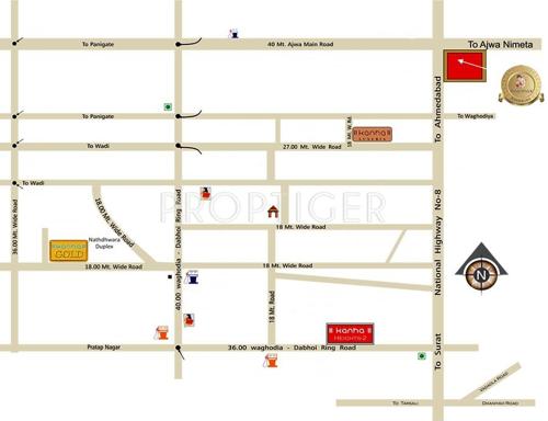  landmark Images for Location Plan of Kanha Landmark