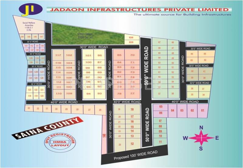 Images for Layout Plan of Jadaon Saina County