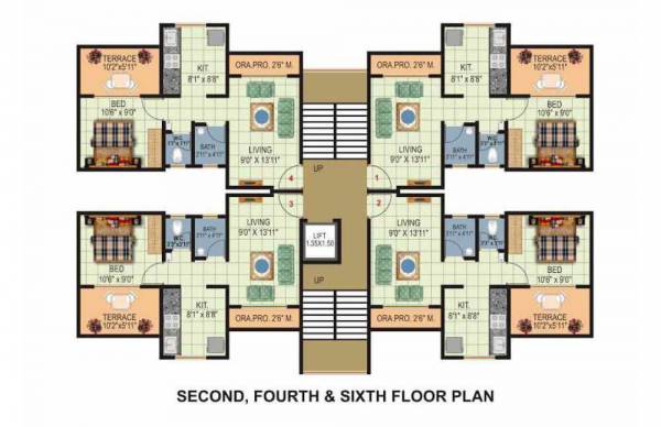 Images for Cluster Plan of Laxmi The Woods Apartment