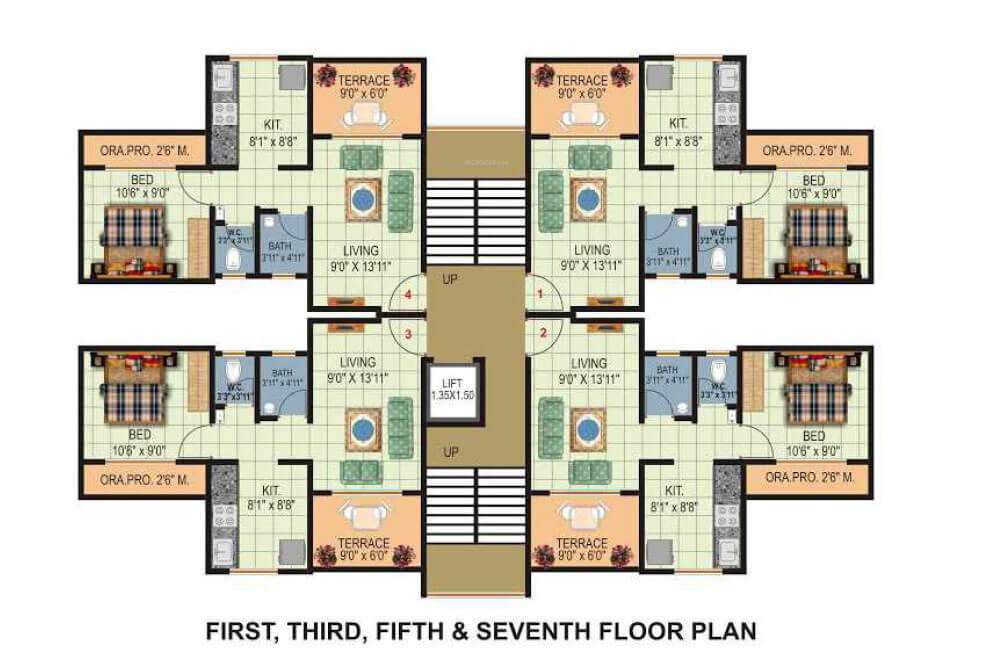 Images for Cluster Plan of Laxmi The Woods Apartment