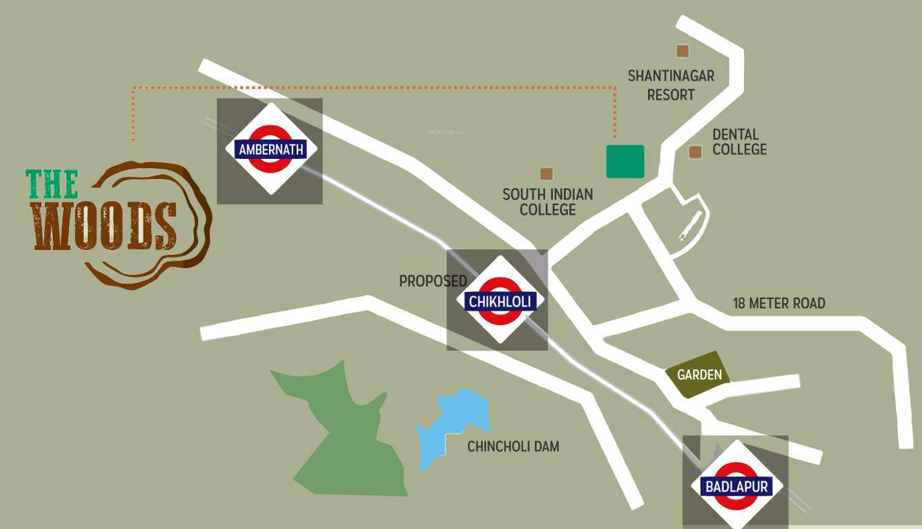 Images for Location Plan of Laxmi The Woods Apartment