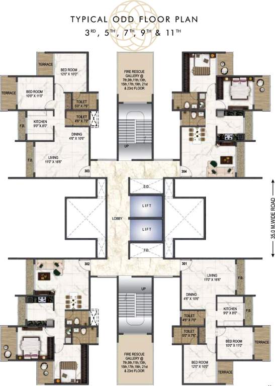  sai aaradhya Images for Cluster Plan of Paradise Sai Aaradhya