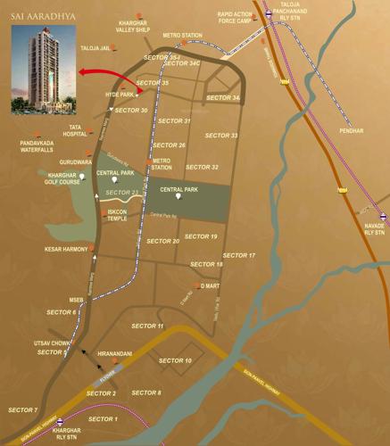  sai-aaradhya Images for Location Plan of Paradise Sai Aaradhya