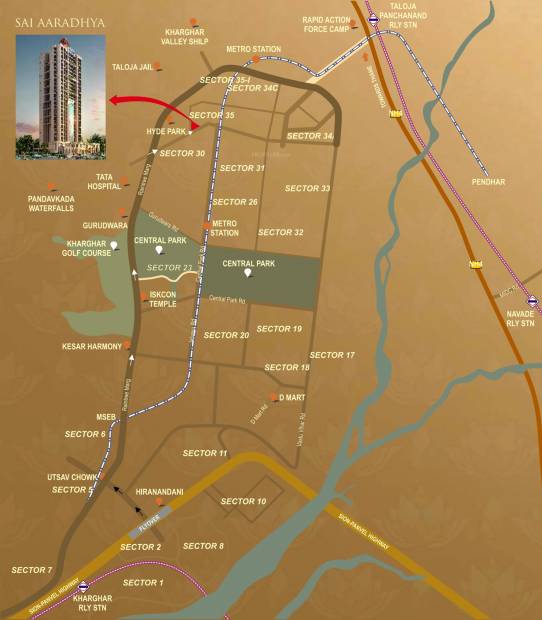  sai-aaradhya Images for Location Plan of Paradise Sai Aaradhya