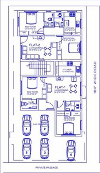 Palace Homes Sai Balagopal View Ground Cluster Plan