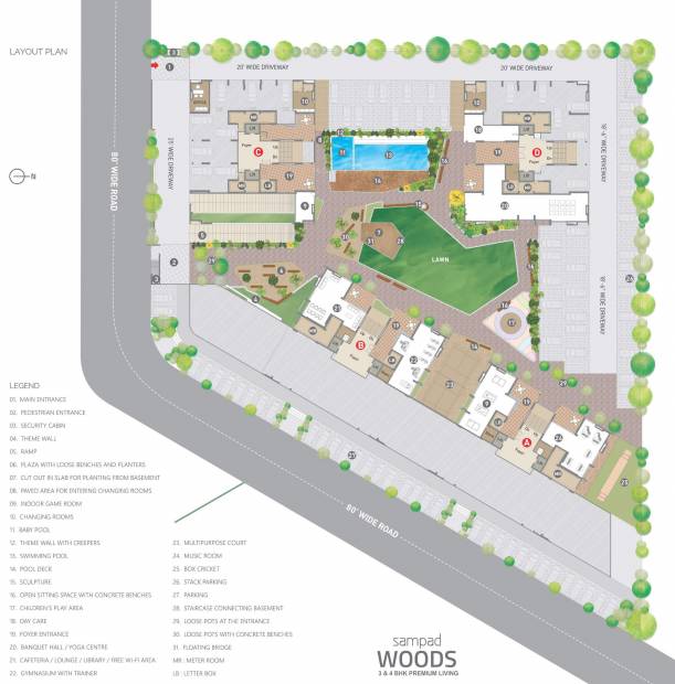  woods Images for Layout Plan of Sampad Woods