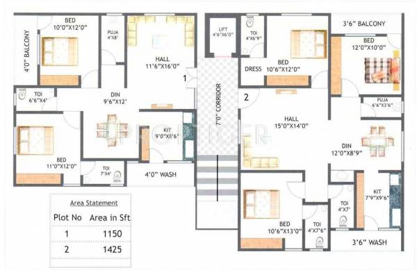 Images for Cluster Plan of Surya Constructions Builders And Developers Sai Surya Enclave