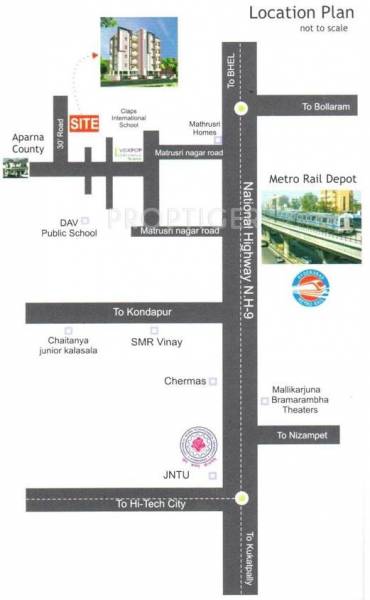 Images for Location Plan of Surya Constructions Builders And Developers Sai Surya Enclave
