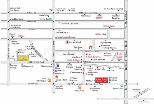 Images for Location Plan of Kanha Group Heights II Images for Location Plan of Kanha Group Heights II