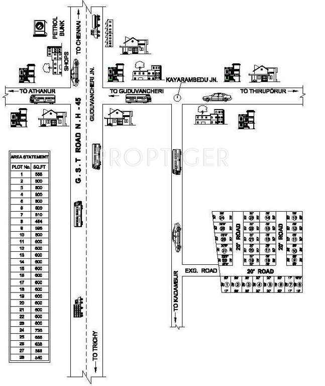 Images for Location Plan of Urban Chennai Aishwarya Avenue