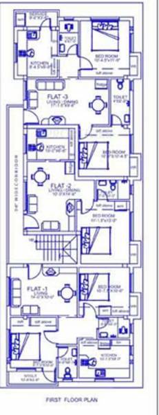 Palace Homes Sai Adinath Block AB First Cluster Plan