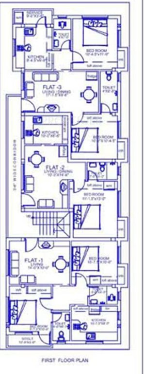 Palace Homes Sai Adinath Block AB First Cluster Plan