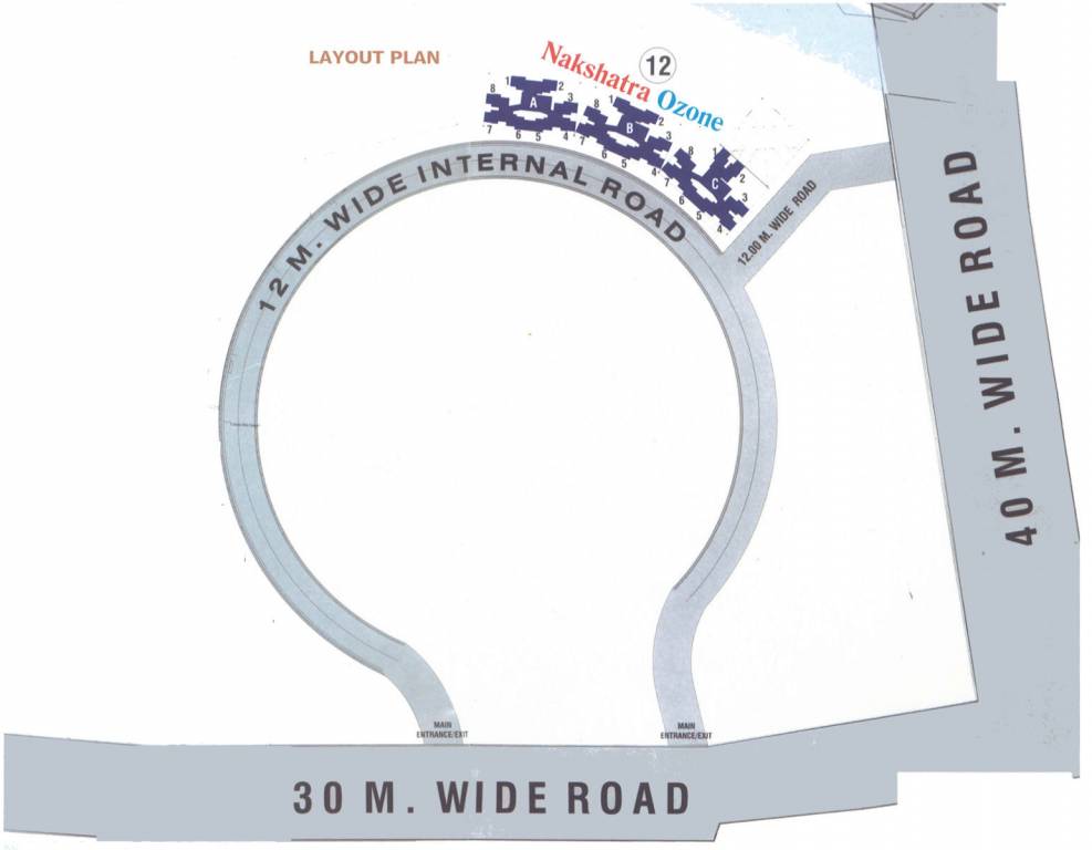  nakshatra ozone Layout Plan