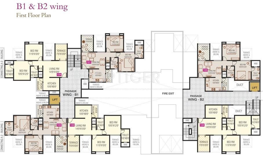 dwarka sai Wing C1 Cluster Plan