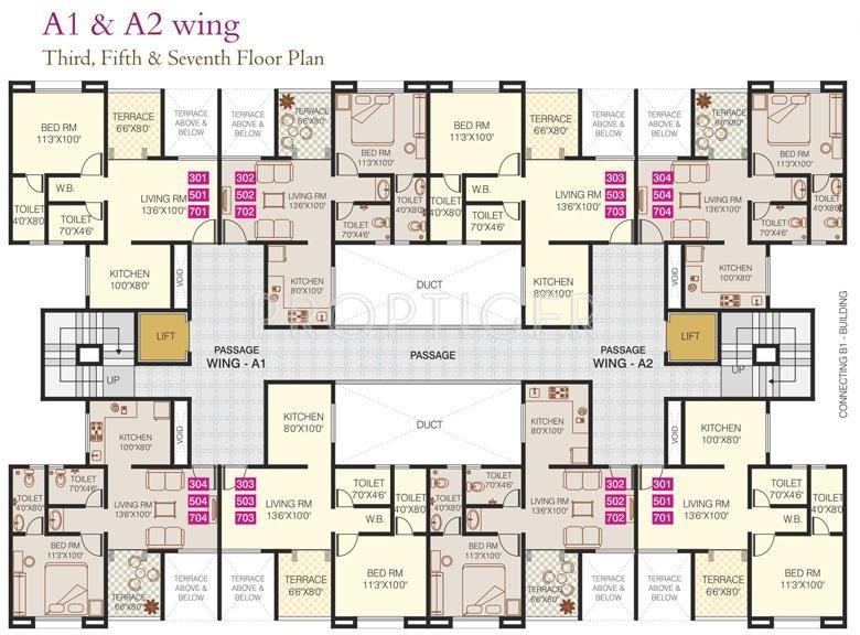  dwarka sai Wing C2 Cluster Plan