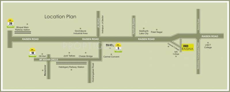 Images for Location Plan of IBD Raisina
