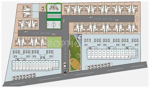 Kuber Kanha Group Life Style Apartment Ground Floor Cluster Plan