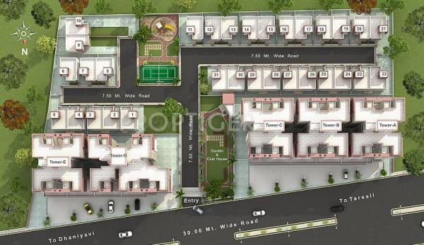 Kuber Kanha Group Life Style Apartment Layout Plan