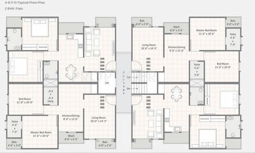 Images for Cluster Plan of Kuber Residency residency Images for Cluster Plan of Kuber Residency
