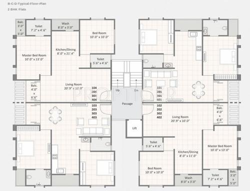 Images for Cluster Plan of Kuber Residency residency Images for Cluster Plan of Kuber Residency