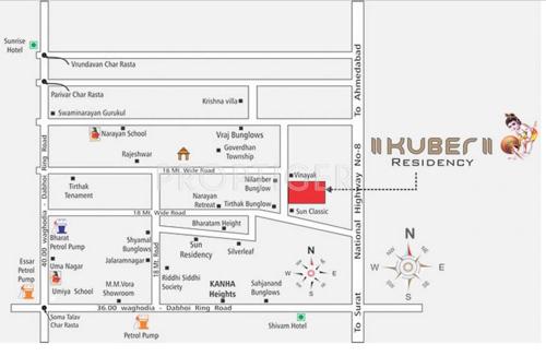 Images for Location Plan of Kuber Residency residency Images for Location Plan of Kuber Residency