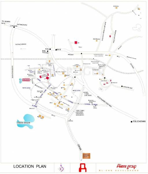 Images for Location Plan of Aliens Valley Apartment