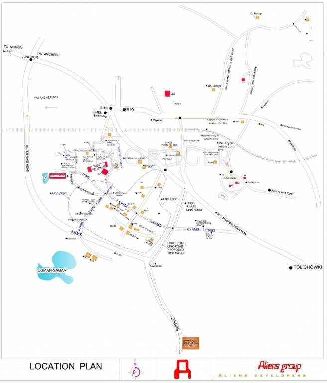 Images for Location Plan of Aliens Valley Apartment