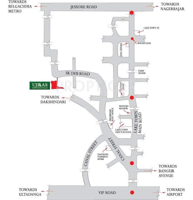 Images for Location Plan of Ambuja Neotia Ujaas The Condoville Villas