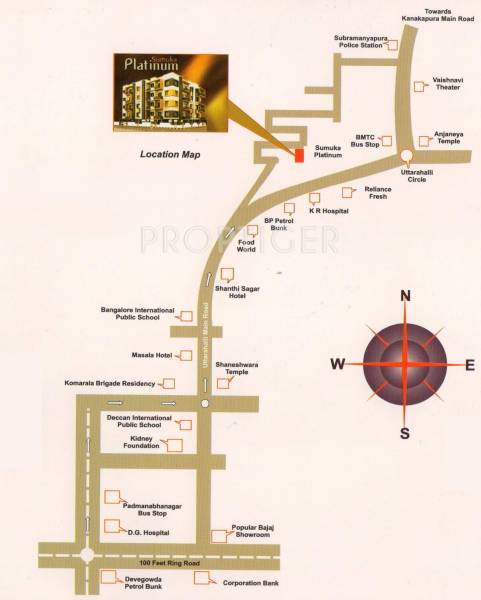 Images for Location Plan of Sree Nakoda Sumukha Platinum