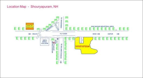 Images for Location Plan of Shourya Shouryapuram Residential Plots Ph 1