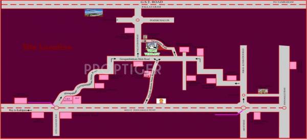 Abhinitha Foundation Vikas Verdant  Villa Location Plan