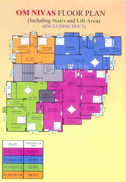 The OM Enterprise Nivas Ground Floor Plan