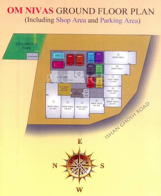 The OM Enterprise Nivas Typical floor plan