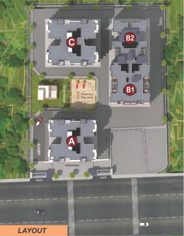 Images for Layout Plan of Lunkad Anand Tarang