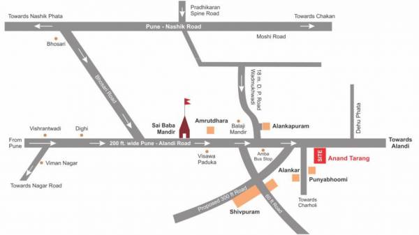 Images for Location Plan of Lunkad Anand Tarang