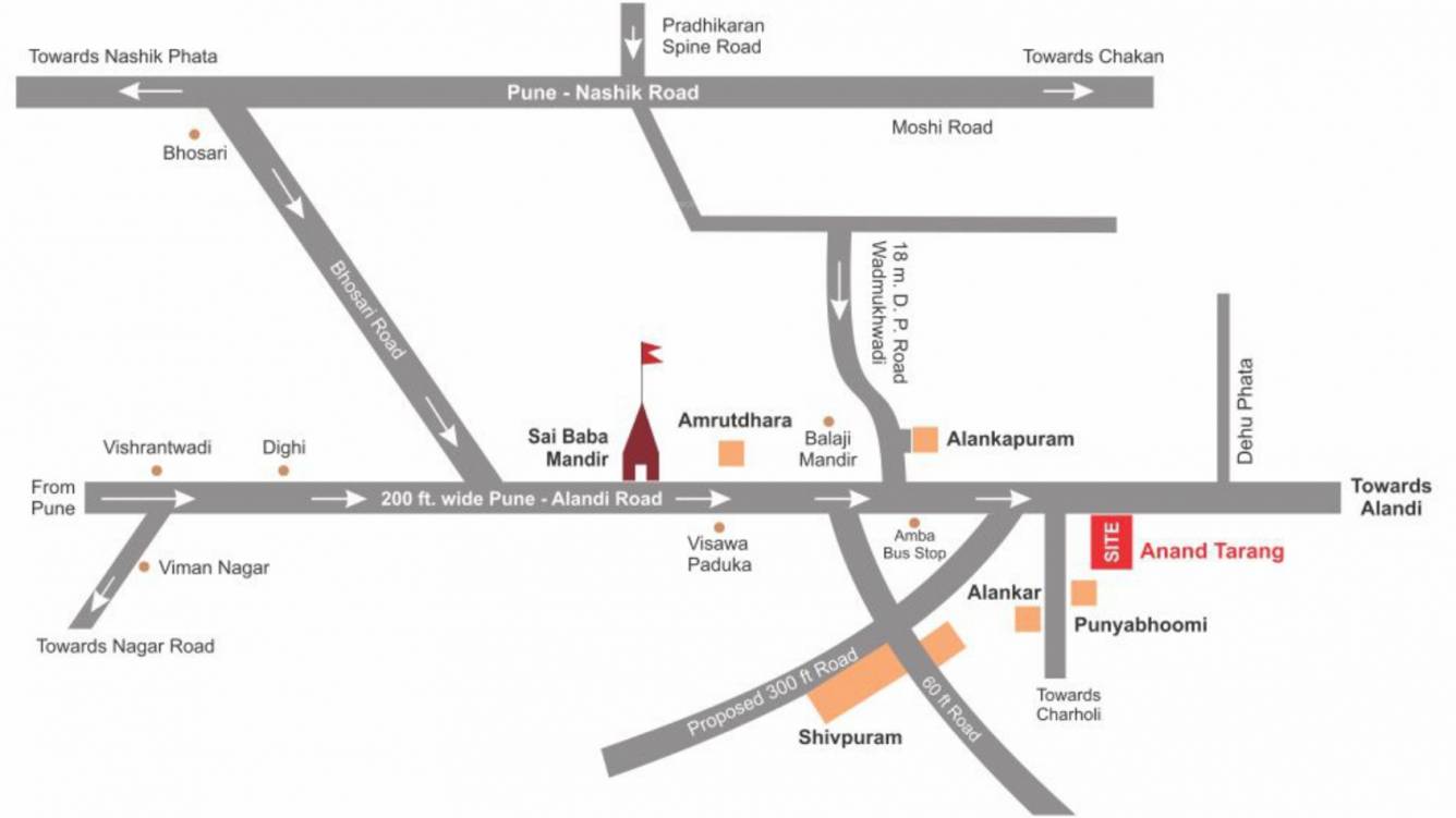 Images for Location Plan of Lunkad Anand Tarang