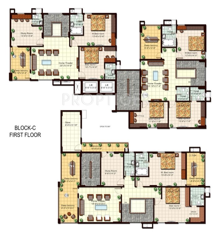  the fountainhead Block A Cluster Plan